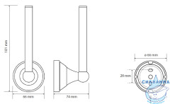 Держатель для туалетной бумаги Bemeta Kera 144712037