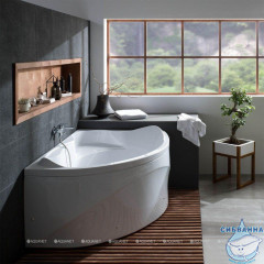 Акриловая ванна Aquanet Jamaica 160x100 L с каркасом