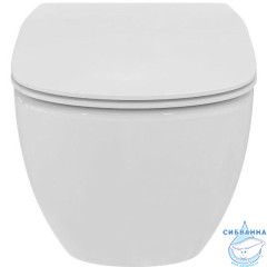 Унитаз подвесной безободковый Ideal Standard Tesi T536001 с сиденьем Soft Close (микролифт)