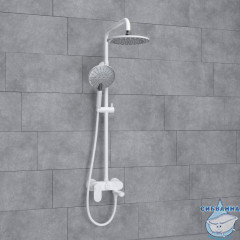 Душевая система Wasserkraft 230 1 режим A185.067.059.WM (белый матовый)