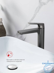 Смеситель для раковины Raglo R07.15.09 (графит)