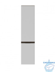 Шкаф пенал Am.Pm Bliss 34 R венге/белый глянец