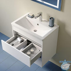 Тумба с умывальником, подвесная, 60 см, белый, Zodiac X, IDDIS, ZDX60W0i95K подходит умыв. 4076000i28