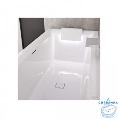 Акриловая ванна Riho Still Square Led R 170x75 с ножками