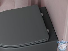 Унитаз подвесной безободковый Ceramicanova Balearica Rimless CN6000MDH с сиденьем быстросъемным Soft Close (микролифт)