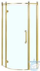 Душевое ограждение Azario Ontario 90x90 профиль золото, стекло прозрачное AZ-NBB2231-L 900 GOLD (без поддона)