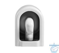 Унитаз подвесной безободковый Aquatek Мия AQ2004-00 (с сиденьем Soft Close (микролифт) 