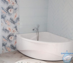 Ванна из литьевого мрамора New Line Sanitary Миранда на ножках 135х135