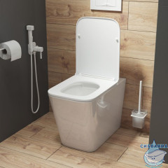 Унитаз приставной, безободковый, Bild, IDDIS, BILRDSEi26