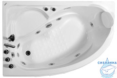 Акриовая ванна Gemy G9009 B L 150х100 с гидромассажем