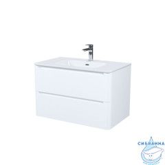 Тумба с умывальником, подвесная, 80 см, белая, Edifice, IDDIS, EDI80W0i95K