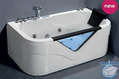 Акриловая ванна с гидромассажем Loranto CS-832NL 170x80 с каркасом