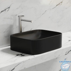  Раковина на столешницу 51 см Ceramicanova Element CN6052MB (черный матовый)