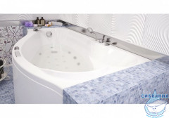 Акриловая ванна Aquanet Palma 170x100 R с каркасом