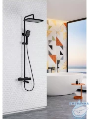 Душевая система Raglo 340 1 режим R01.26.06 (черный)