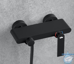 Смеситель для ванны Timo Anni 2714/03Y с аксессуарами (черный матовый)