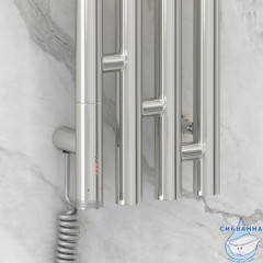 Полотенцесушитель электрический Сунержа Кантата 150 (с возможностью скрытого подключения слева) (хром)