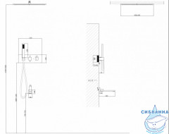Душевая система Abber Daheim 500 1 режим AF8254NG (никель)