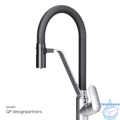 Смеситель для кухни AM.PM Like F8007802 (хром/черный)