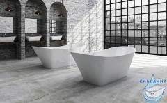 Ванна из литьевого мрамора Esse Borax 179x79