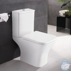 Унитаз напольный безободковый Azario Nigel с бачком и сиденьем Soft Close (микролифт) AZ-55T