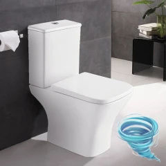 Унитаз напольный безободковый Azario Nigel с бачком и сиденьем Soft Close (микролифт) AZ-55T