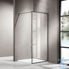 Walk-in Azario Richmond 120 профиль черный, стекло прозрачное AZ-NAG 6310 1200 BLACK