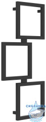 Полотенцесушитель электрический Сунержа Этюд R 49х105 (с возможностью скрытого подключения) (темный титан)