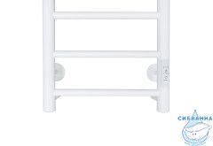 Полотенцесушитель электрический Санприз Аврора П8 30х80  (белый матовый) (подключение универсальное)