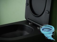 Унитаз подвесной безободковый Ceramicanova Uno Rimless CN11001TMB с сиденьем быстросъемным Soft Close (микролифт)