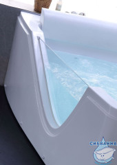 Акриовая ванна Gemy G9056 B L 170х130 с гидромассажем
