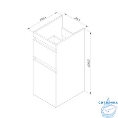 Тумба под раковину Am.Pm X-Joy 37 M85AFSX0402WG
