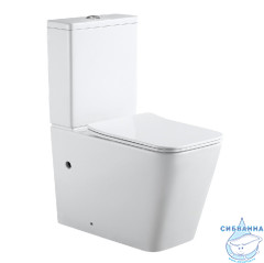 Унитаз напольный безободковый Aquanet Tavr 2.0 243542 с бачком и сиденьем Soft Close (микролифт)