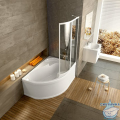 Акриловая ванна Ravak Rosa I 150x105 R с ножками