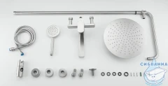 Душевая система Frap F24805 290 1 режим (сатин)