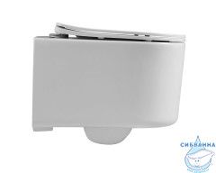 Унитаз подвесной безободковый Aquatek Мия AQ2004-00 (с сиденьем Soft Close (микролифт) 
