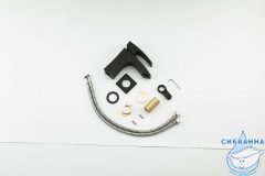 Смеситель для раковины Gappo G1007-66 (без донного клапана) (черный матовый)