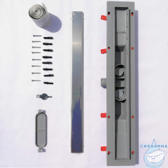 Дренажный трап для душа MCH Klasik/Floor CH 350 K с решеткой