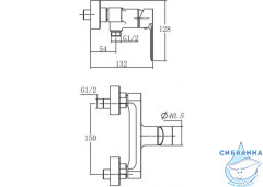 Смеситель для душа Aquanet Passion AF300-30B (черный матовый) 243296