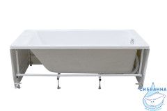 Акриловая ванна Roca Easy 170x70 с каркасом