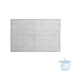 Коврик для ванной комнаты, 50x80 см, шенилл, серый, IDDIS, BC01P58i12