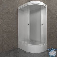 Душевая кабина Тритон Коралл L 120х80 В профиль белый, стело лайт Щ0000068947