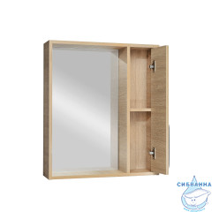 Зеркальный шкаф Viant Кёльн 60 светлое дерево VKEL60SD-ZSH