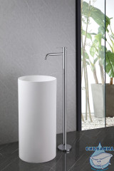  Смеситель для раковины напольный ABBER  Wasser Kreis AF8140 (без донного клапана) (хром)