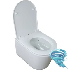 Инсталляция для унитаза Charus CC.300.80.01 с кнопкой смыва Charus Elegia FP.320.21.01 хром глянцевый,  с унитазом LYon 2.0 (с сиденьем Soft Close (микролифт)