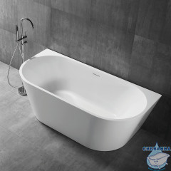 Акриловая ванна ABBER AB9216-1.3 130x70 с каркасом