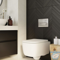 Клавиша смыва, пневматическая, хром, Profix Air, IDDIS, PRA41CHi77