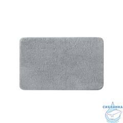 Коврик для ванной комнаты, 50x80, микрофибра, серый, IDDIS, BSQS02Mi12