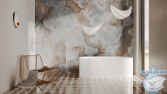 Ванна из искусственного камня Salini Perla 170x80 (материал sapirit, белый глянцевый)