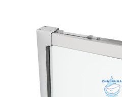 Душевое ограждение Vincea Ультима 80x90 профиль хром, стекло прозрачное VSS-7UL8090CL